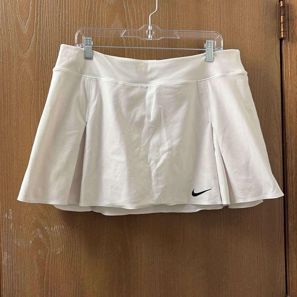 Nike Dri-Fit White Pleated Skort